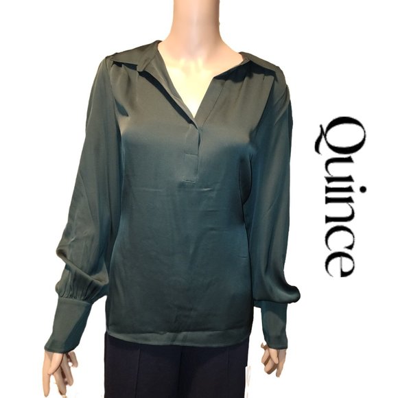 Women's Champagne Plain Satin Silk Cowl Neck Ruched Front Draped Long